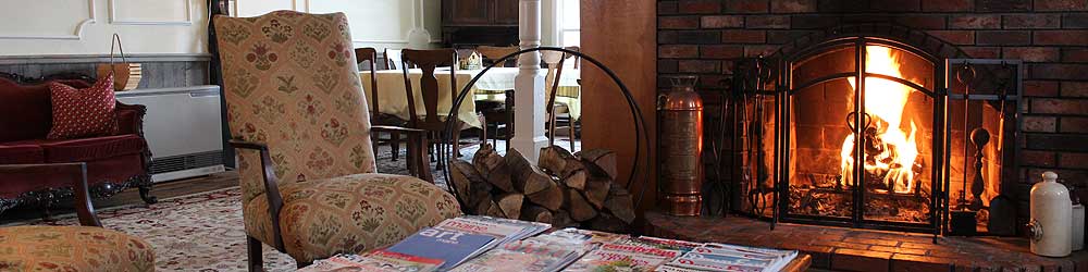 Period fireplace — original to the 1850 build